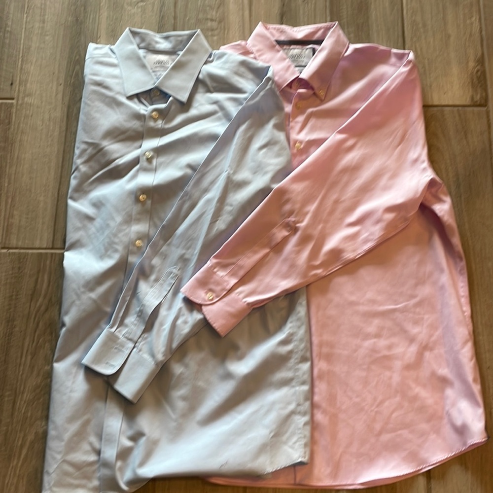 EUC Charles Tyrwhitt Non-Iron slim fit - bundle of 2